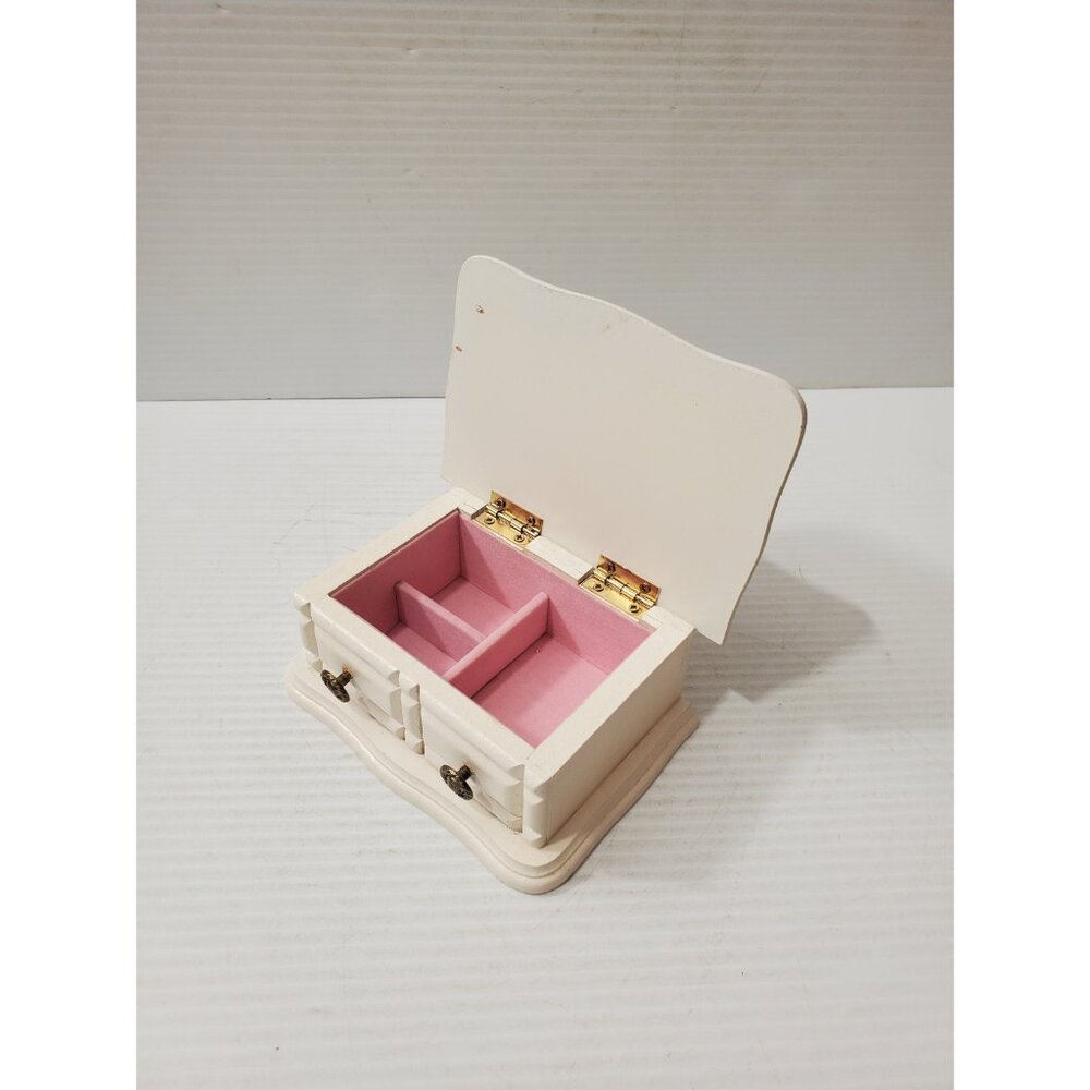 Vintage Gunther Mele wooden jewelry box. Jewellery . Vintage wooden jewellery - Picture 6 of 9